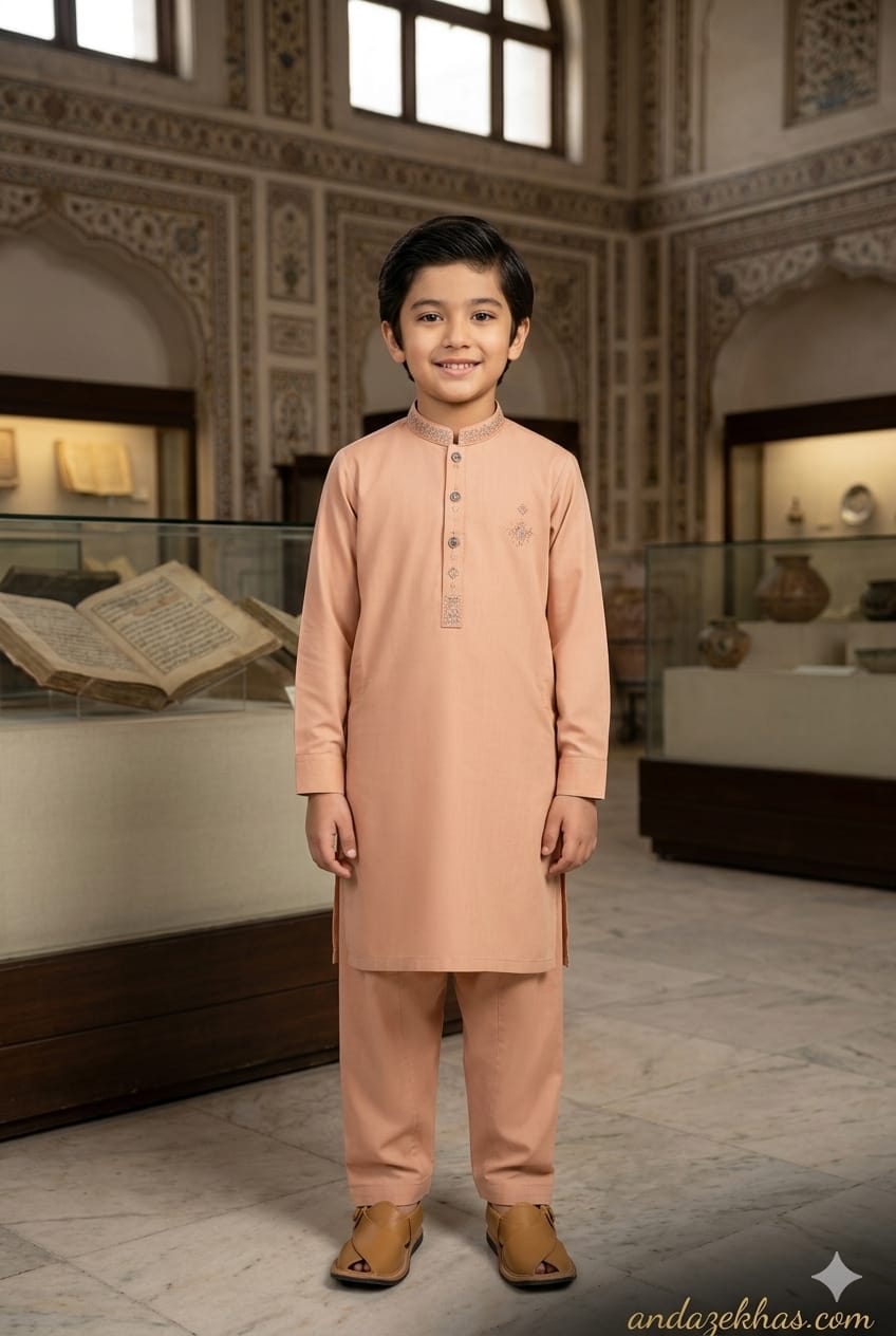 Boys Emboridory Kameez Shalwar